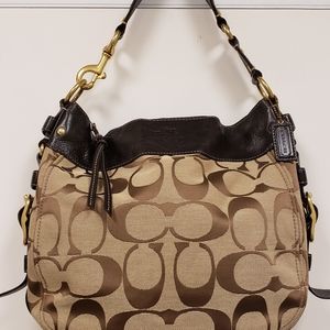 Coach Signature Canvas Shoulder Bag